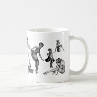girls girls  girls coffee mug