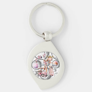 Girls Go Golfing Keychain