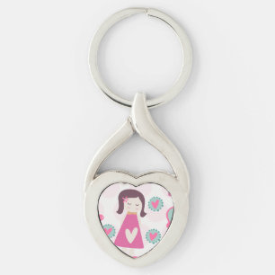 Girls Going Places Keychain