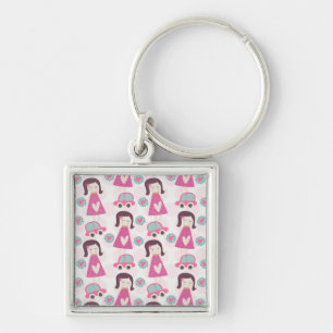 Girls Going Places Keychain