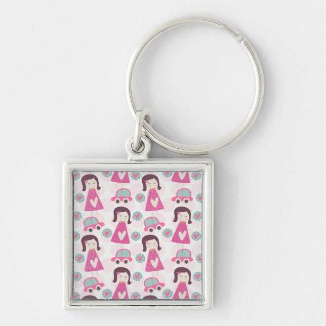 Girls Going Places Keychain (Front)