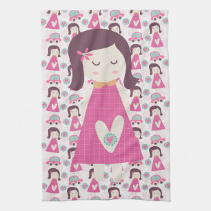 Girls Going Places Kitchen Towel