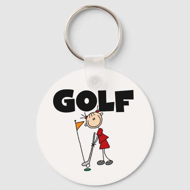Girls GOLF Keychain (Front)