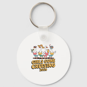 Girls Gone Cruising Goose 2026 Cruise Vacation Keychain