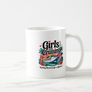 Girls Gone Cruising Women Girl Cruise Vacation Boa Coffee Mug
