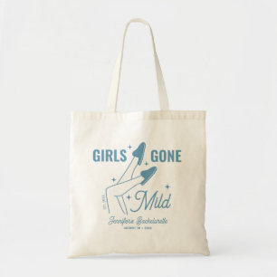 Girls Gone Mild Blue Whimsical Bachelorette Tote Bag