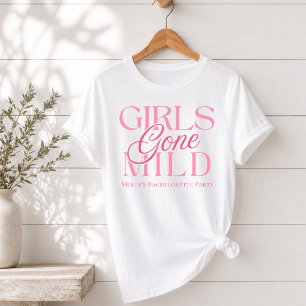 Girls Gone Mild Pink Spa Bachelorette T-Shirt