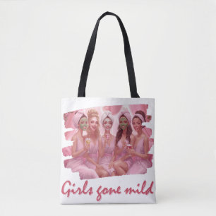 Girls Gone Mild – Spa Day Bridesmaids Bachelorette Tote Bag