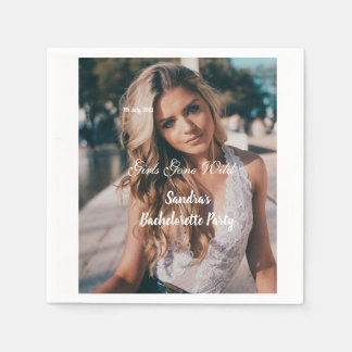 girls gone wild bachelorette party name photo whit napkin