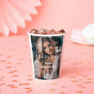 girls gone wild bachelorette party name photo whit paper cups