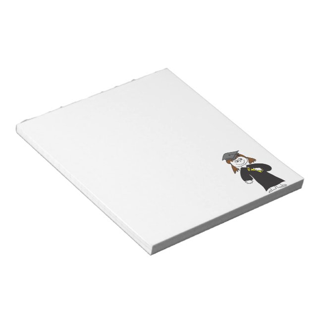 Girls Graduation Notepad (Angled)