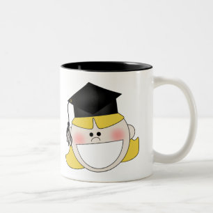 Girls Graduation T-shirts and Gifts Two-Tone Coffee Mug