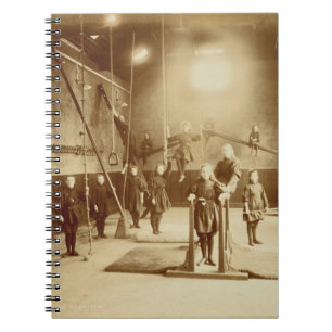 Girl's Gymnasium at the Deaf and Dumb Institution, Notebook