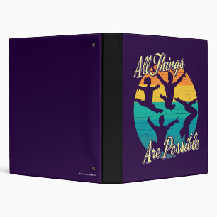 Girls Gymnastics - All Things are Possible Binder