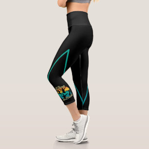 Girls Gymnastics - All Things are Possible Capri Leggings