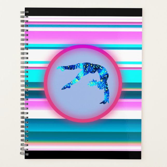 Girls Gymnastics, Power Tumbling, Handspring   Planner (Front)