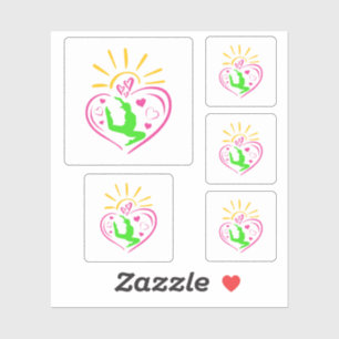 Girls Gymnastics - Summer Sunshine Heart