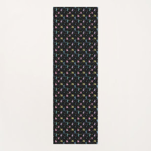 Girls Gymnastics Women Gymnasts with Stars Yoga Mat