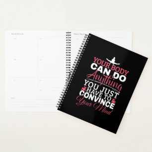 Girls Gymnastics - Your Body Can Do Anything Planner