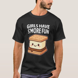 Girls Have S'more Fun Camping Marshmallow Women Gi T-Shirt