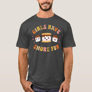 Girls Have Smore Funny Kawaii Camping Smores Gift T-Shirt