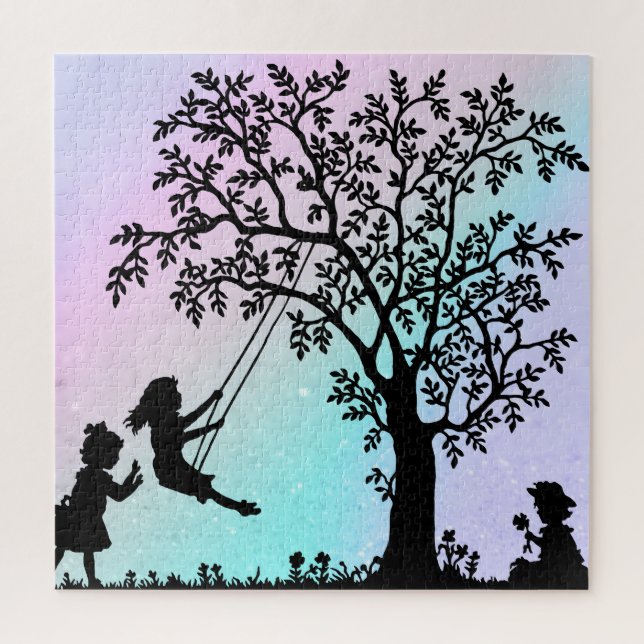 Girls having fun  jigsaw puzzle (Vertical)