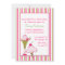 Girl's Ice Cream Birthday Party Invitation