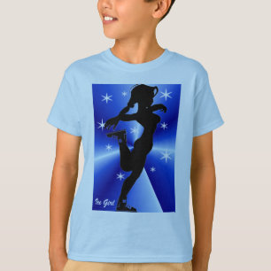 Girls Ice Figure Skating T-Shirt