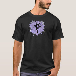 Girls Ice Skating Biellman Spin Skater Figure Skat T-Shirt