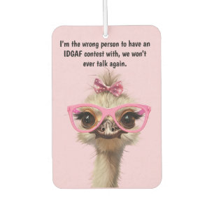 GIRL'S IDGAF  AIR FRESHENER