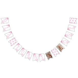 Girls just wanna be one birthday  bunting flags
