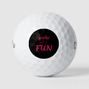 girls just wanna have fun golf balls