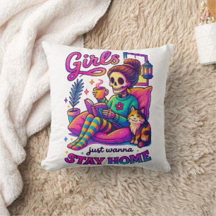 Girls Just Wanna... Throw Pillow