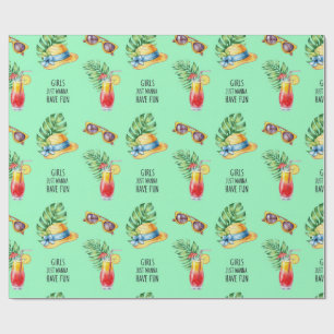 Girls just want to have fun by Natasha Us Wrapping Paper