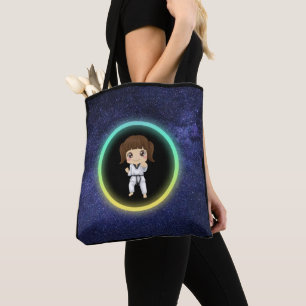 Girls Karate Galaxy  Tote Bag