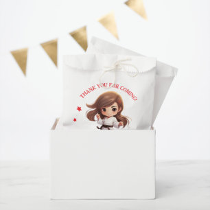 Girl's Karate Martial Arts Birthday Party Favour Bag