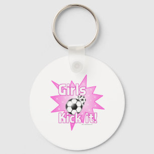 Girls Kick it Keychain