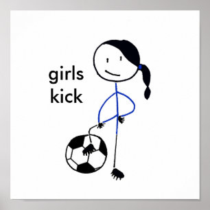 Girls Kick Poster
