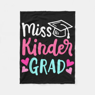 Girls Kindergarten Outfit Last Day Of School 2025 Fleece Blanket
