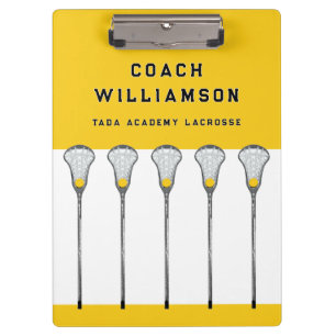 Girls Lacrosse Coach Clipboard
