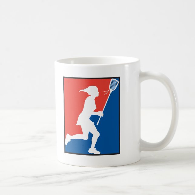 Girl's Lacrosse Coffee Mug (Right)