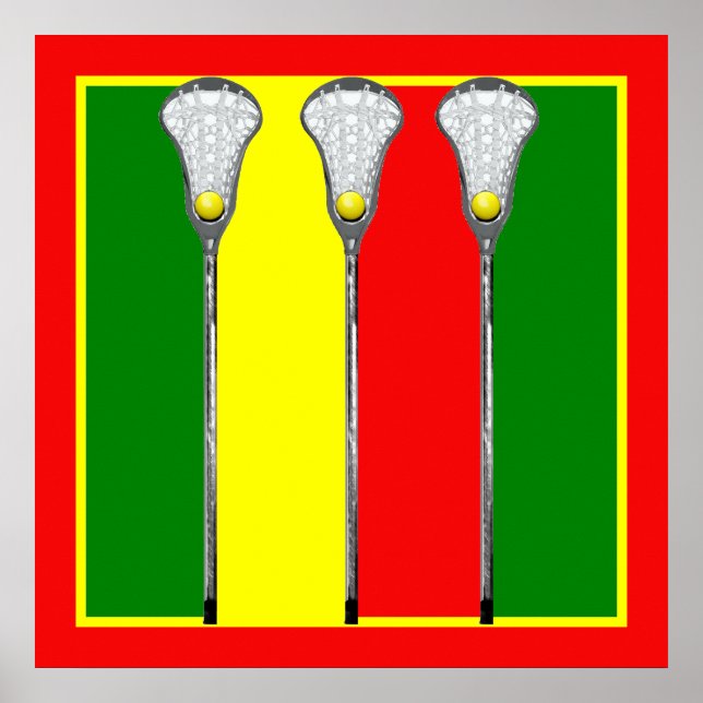 Girls Lacrosse Decor (Front)