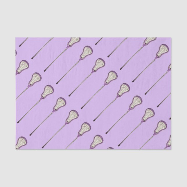 Girls Lacrosse Gift Tissue Paper (Front)