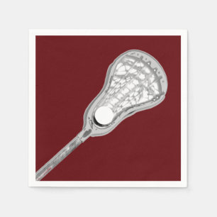 Girls Lacrosse Party Napkin