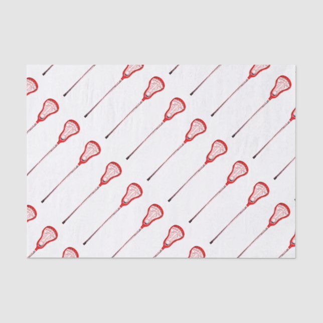 Girls Lacrosse  Tissue Paper (Front)