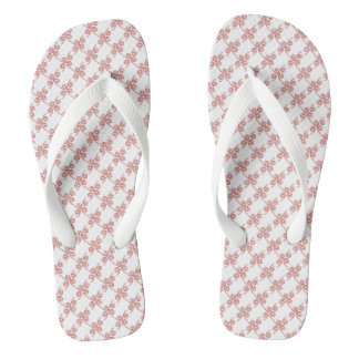 Girls Ladies Flipflops White designer