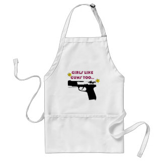 Girls Like Guns Too Standard Apron