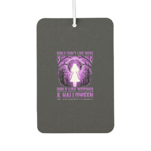 Girls Like Witches Halloween Design Air Freshener