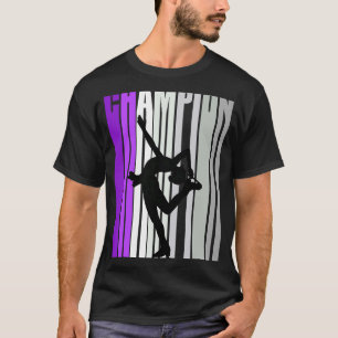 Girls Lilac Ice Skatings Girls Birthday Retro Vint T-Shirt