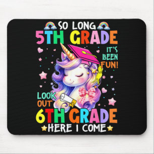 Girls Long 5th Grade 6th Grade Here Come Mouse Pad